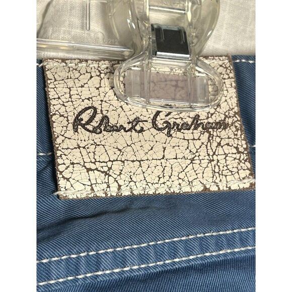 Robert Graham Pants Men's 38 Straight Leg Woven Casual Chino.    X - Picture 7 of 11